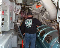 Blueback engine room